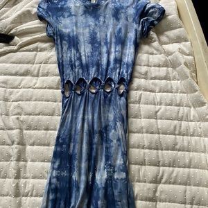 Blue dress from American Eagle.